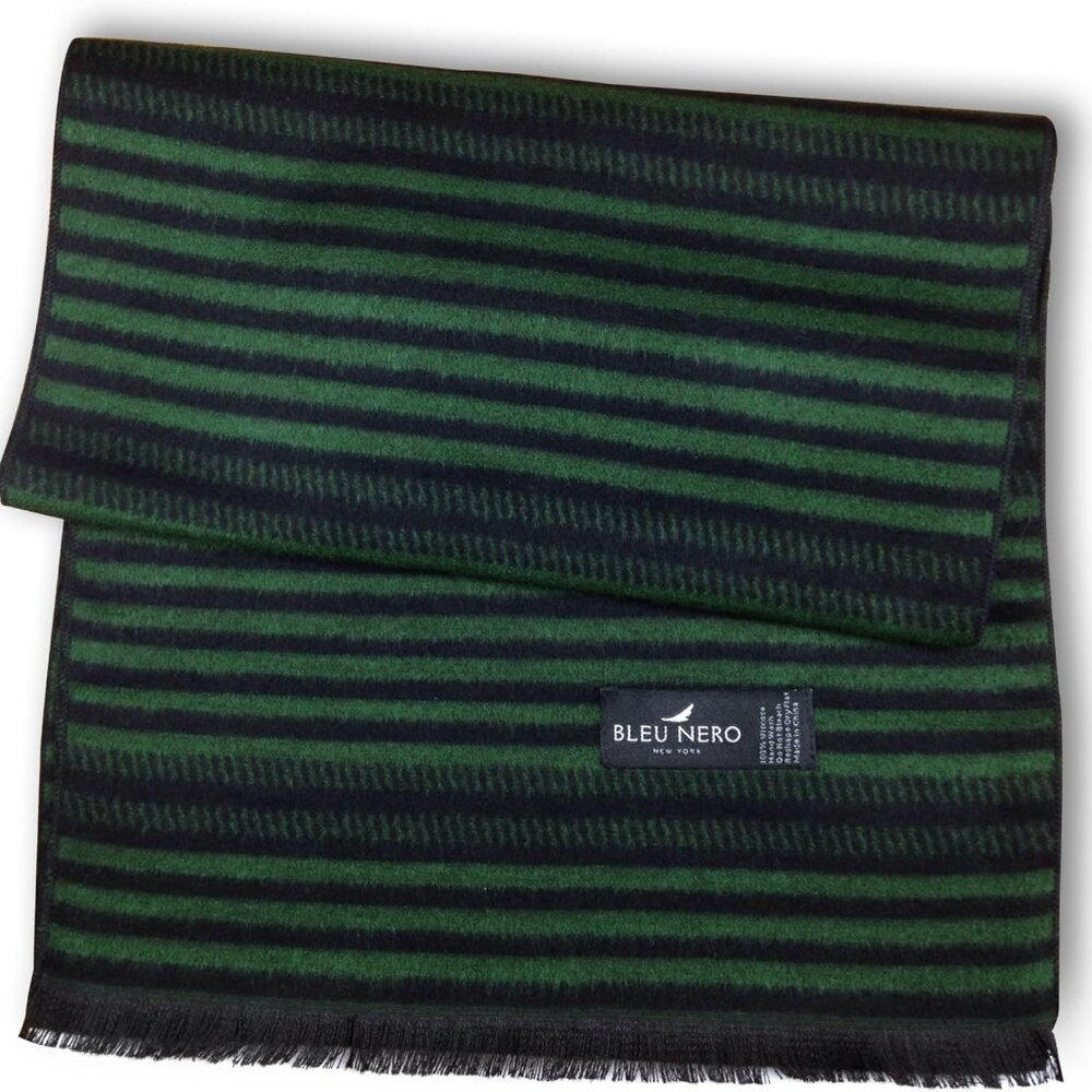 Bleu Nero Luxurious Winter Scarf Premium Cashmere Feel Unique Design Selection - Picture 2 of 6